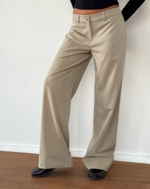 Women's Motel Rocks Abba Low Rise Trousers Grey | ACB1048XO