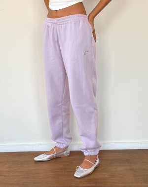 Women's Motel Rocks Em Joggers Purple Grey | DCS656UQ