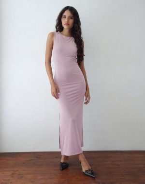 Women's Motel Rocks Flo Maxi Dress Light Purple | SGQ7890XX