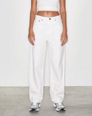 Women's Motel Rocks Parallel Jeans White | TTX1330GJ