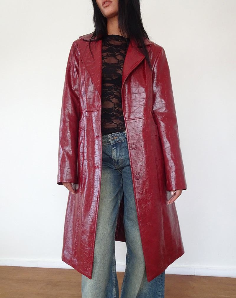 Women's Motel Rocks Abigail Coats Red | QGT1867UG