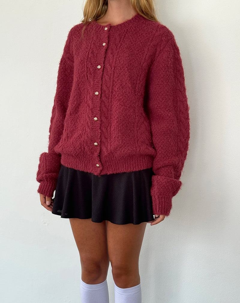 Women's Motel Rocks Aceso Cardigan Red | ECW6514YP