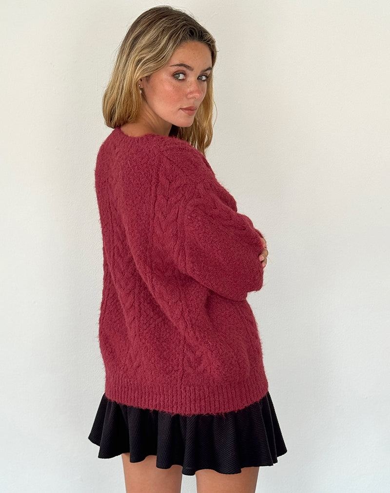 Women's Motel Rocks Aceso Cardigan Red | ECW6514YP