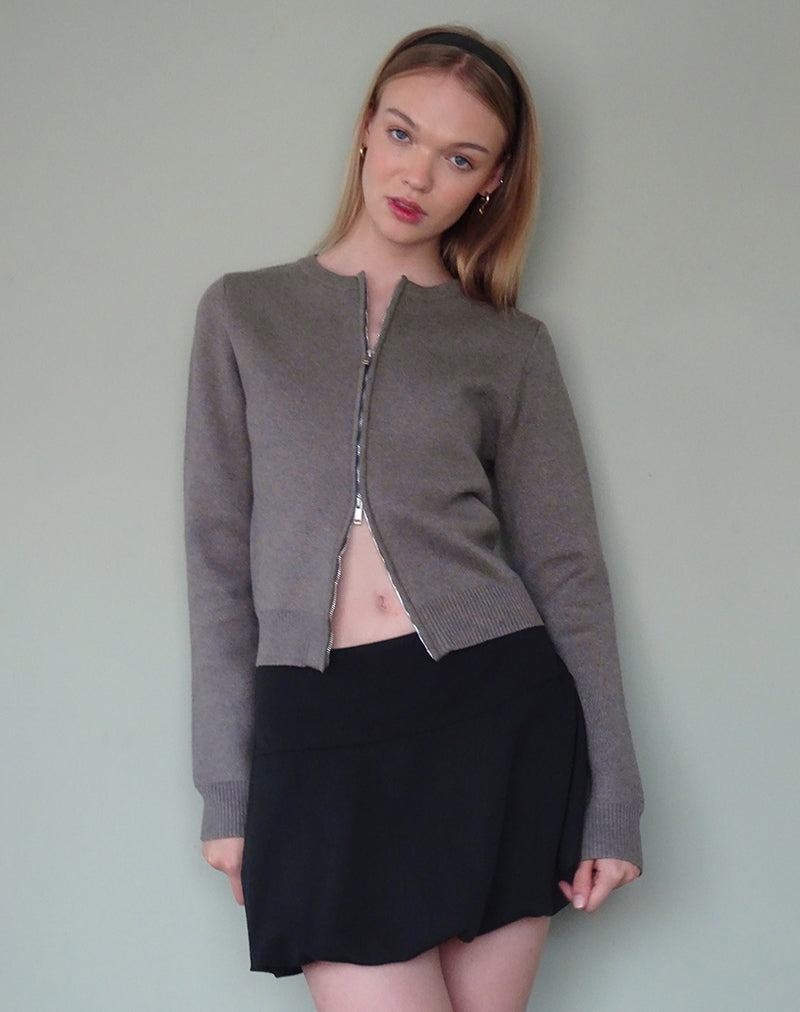 Women's Motel Rocks Alniyat Long Sleeve Cardigan Grey | VCW3244QO