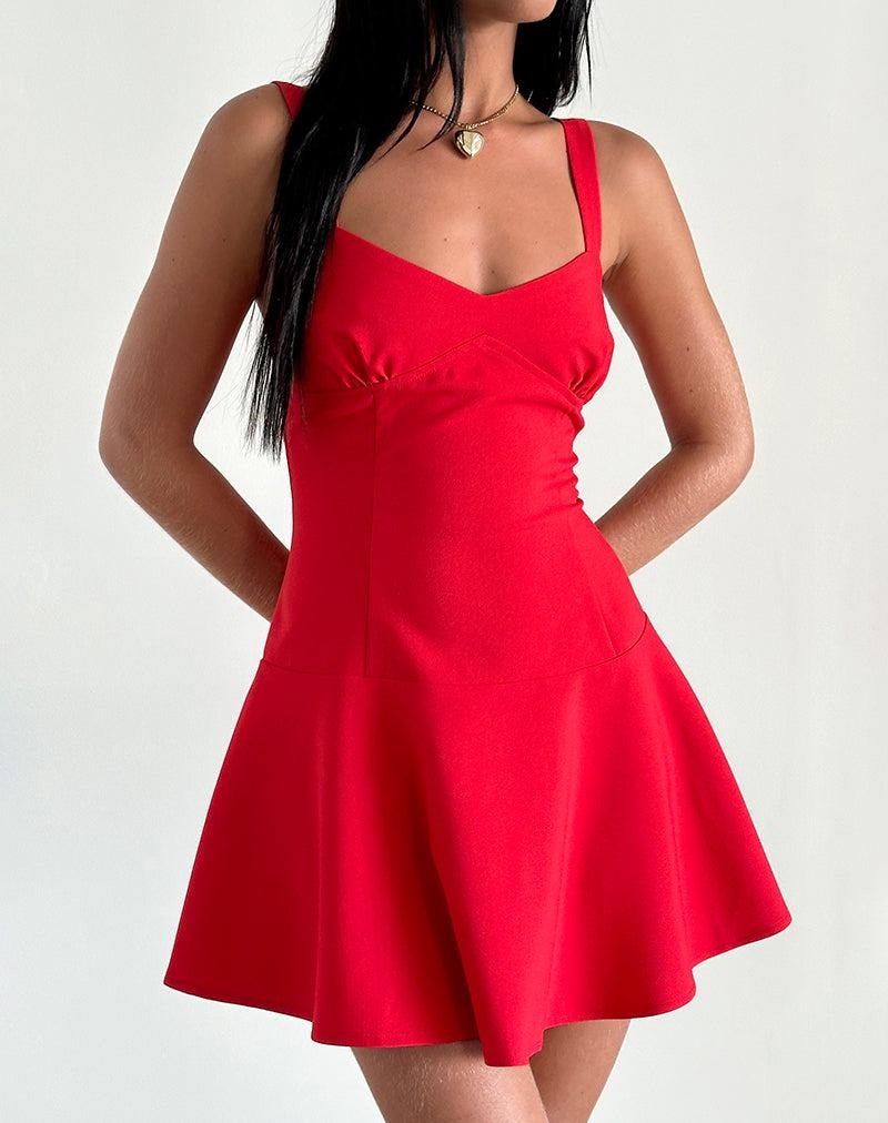 Women's Motel Rocks Audra Mini Dress Red | ELZ771FI