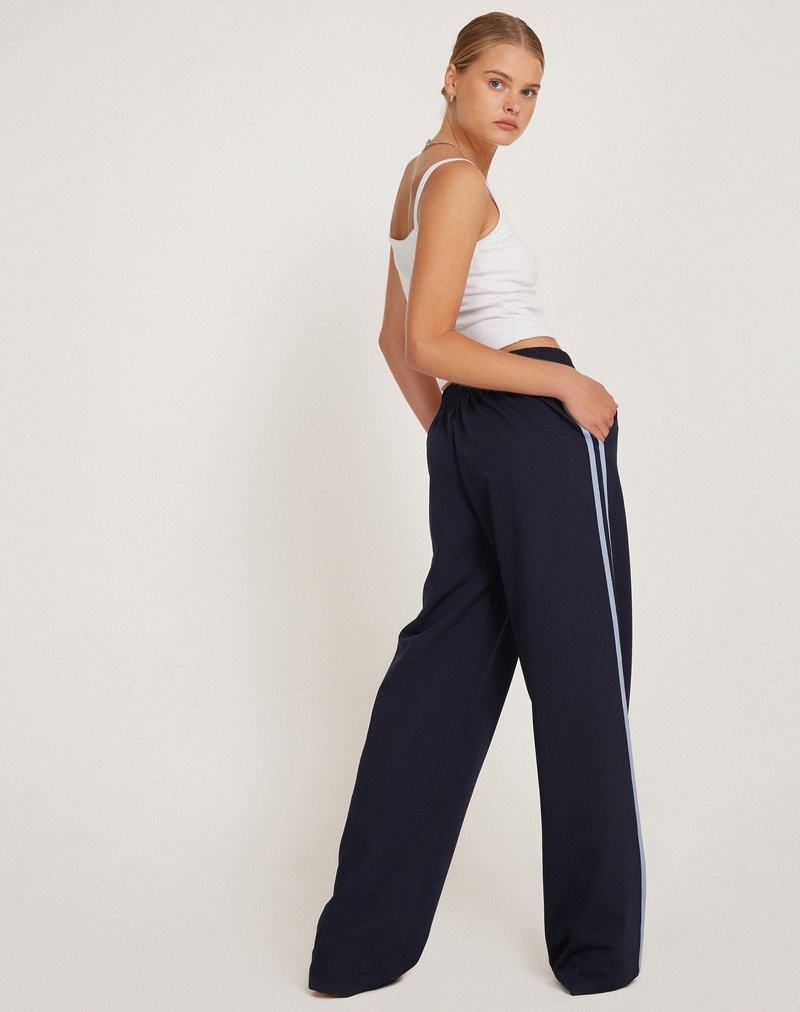 Women's Motel Rocks Bennett Trouser Joggers Navy | BZR3381GW