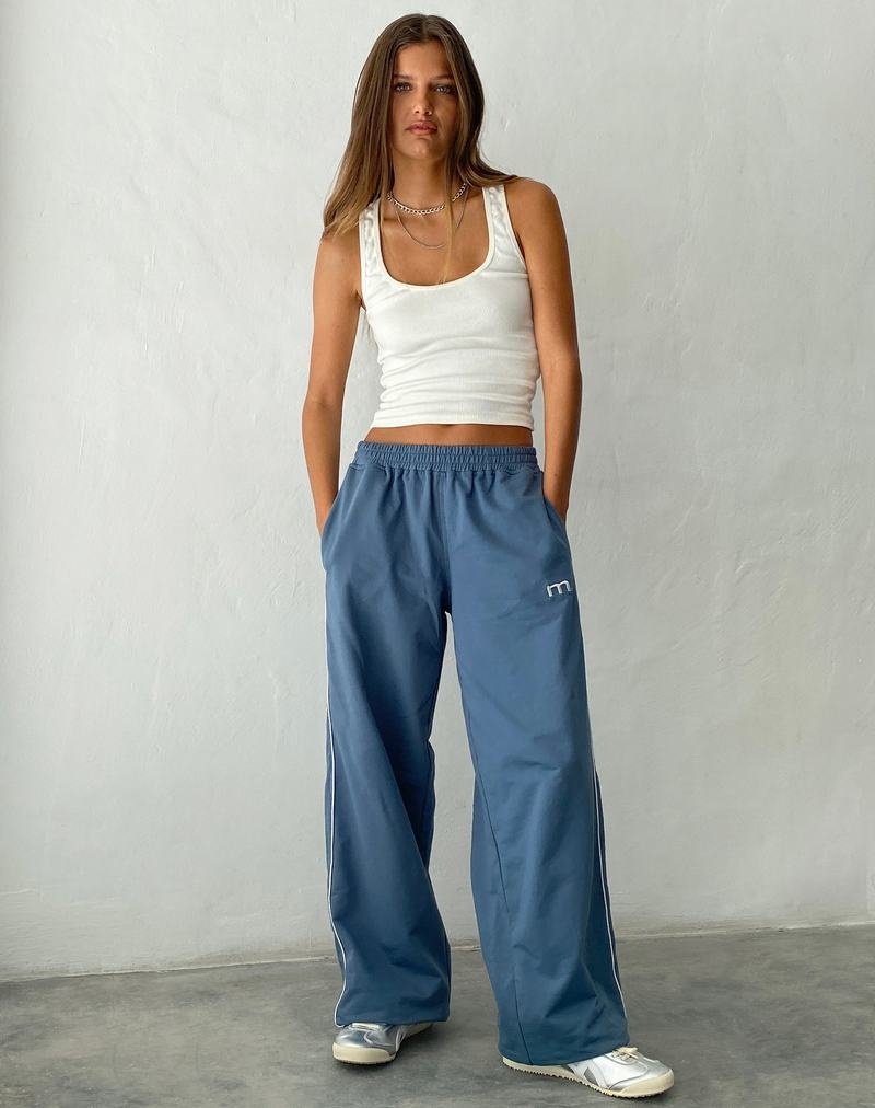 Women's Motel Rocks Benton Wide Leg Joggers Blue | RSB2961SE