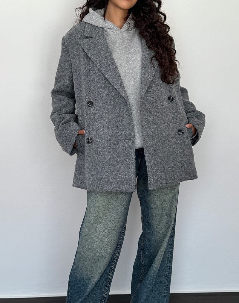 Women's Motel Rocks Binaiya Oversized Blazers Grey | VHY7937KI