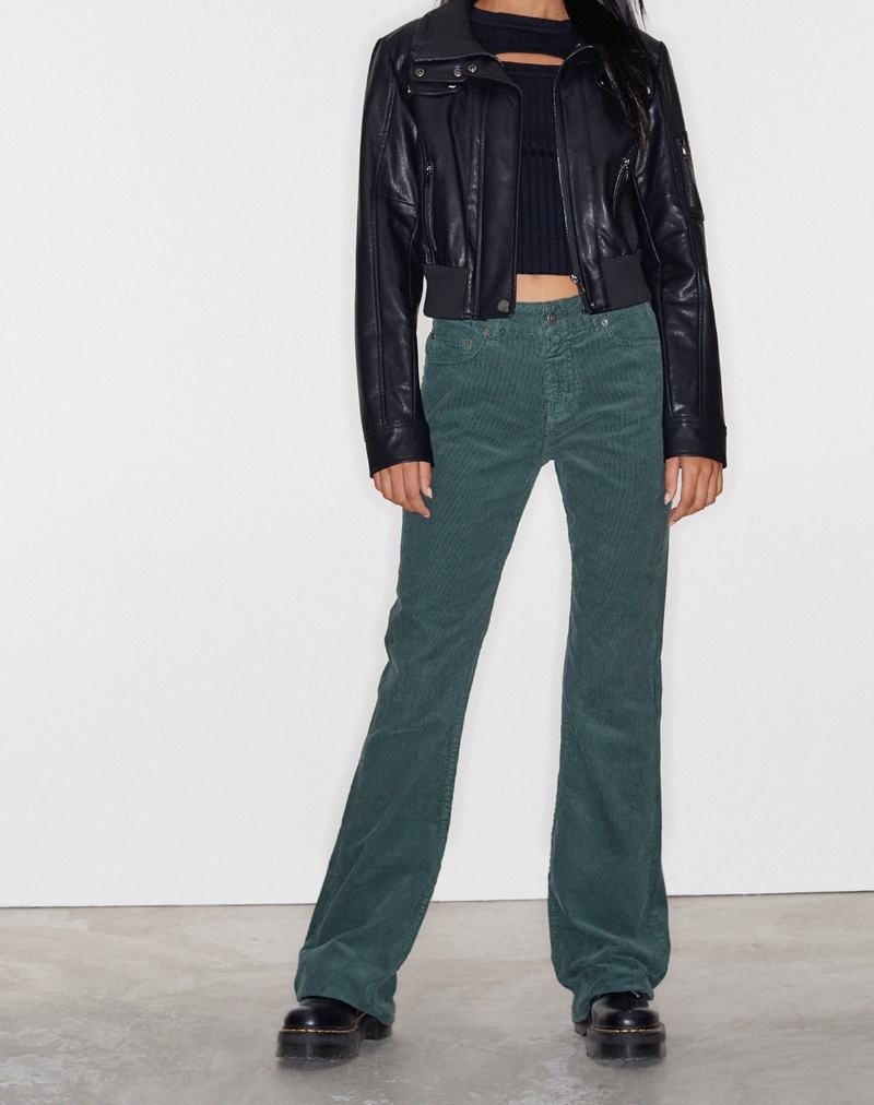 Women's Motel Rocks Bootleg Jeans Green | VIE8257AF