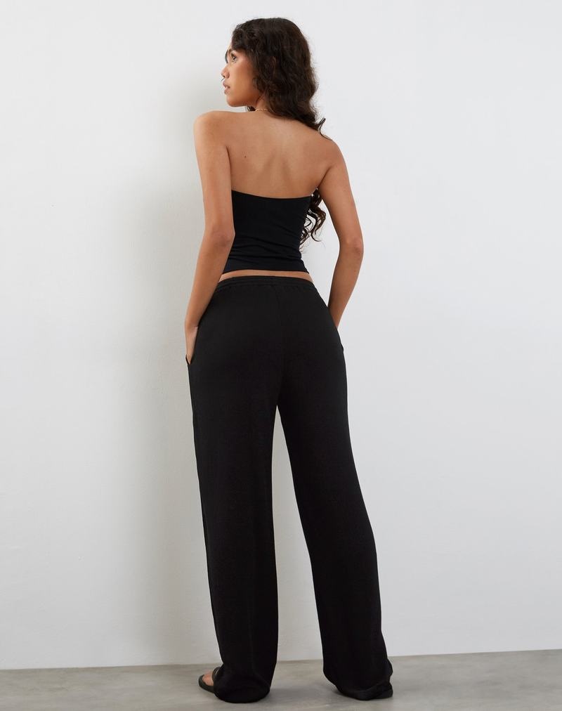 Women's Motel Rocks Cisa Wide Leg Trousers Black | GJE4774TC