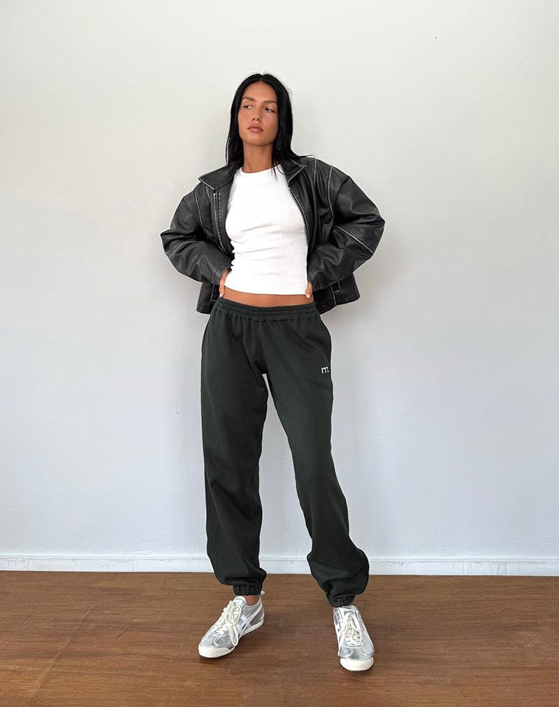 Women's Motel Rocks Em Joggers Green Light Grey | FEL8658GP