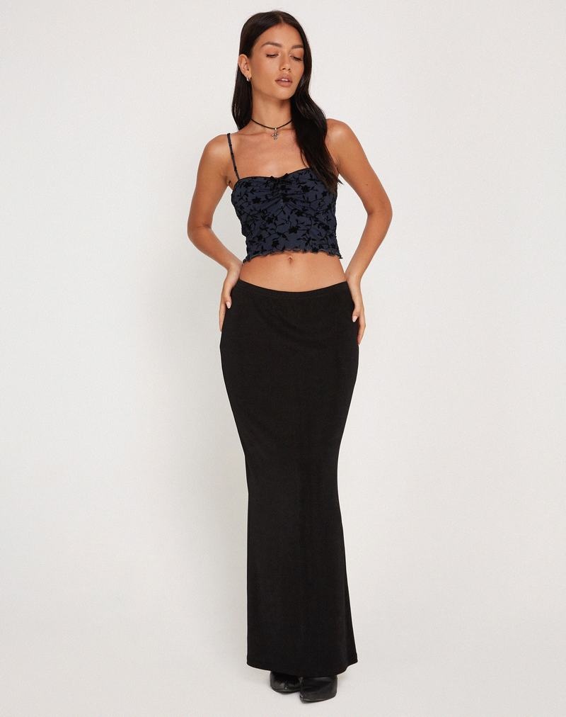 Women's Motel Rocks Halusi Cropped Tops Black | EKQ2886XI