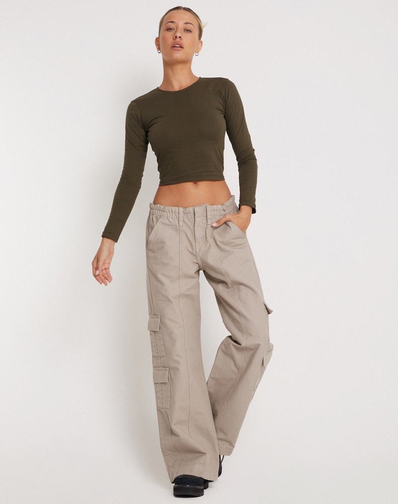 Women's Motel Rocks Hansa Cargo Trousers Grey | YFX7562RV