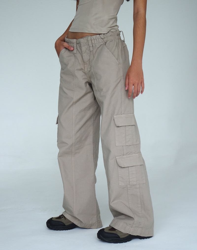 Women\'s Motel Rocks Hansa Cargo Trousers Grey | YFX7562RV