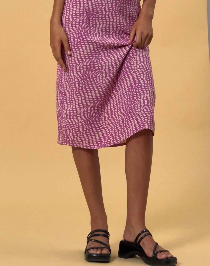 Women's Motel Rocks Harriet Midi Skirts Purple | EIP9631HR