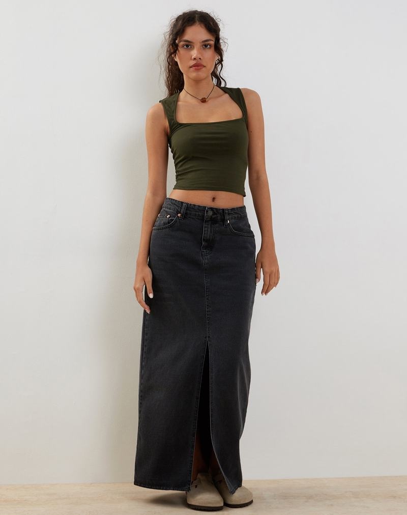 Women's Motel Rocks Jinsu Cropped Tops Green | HQI1422JN