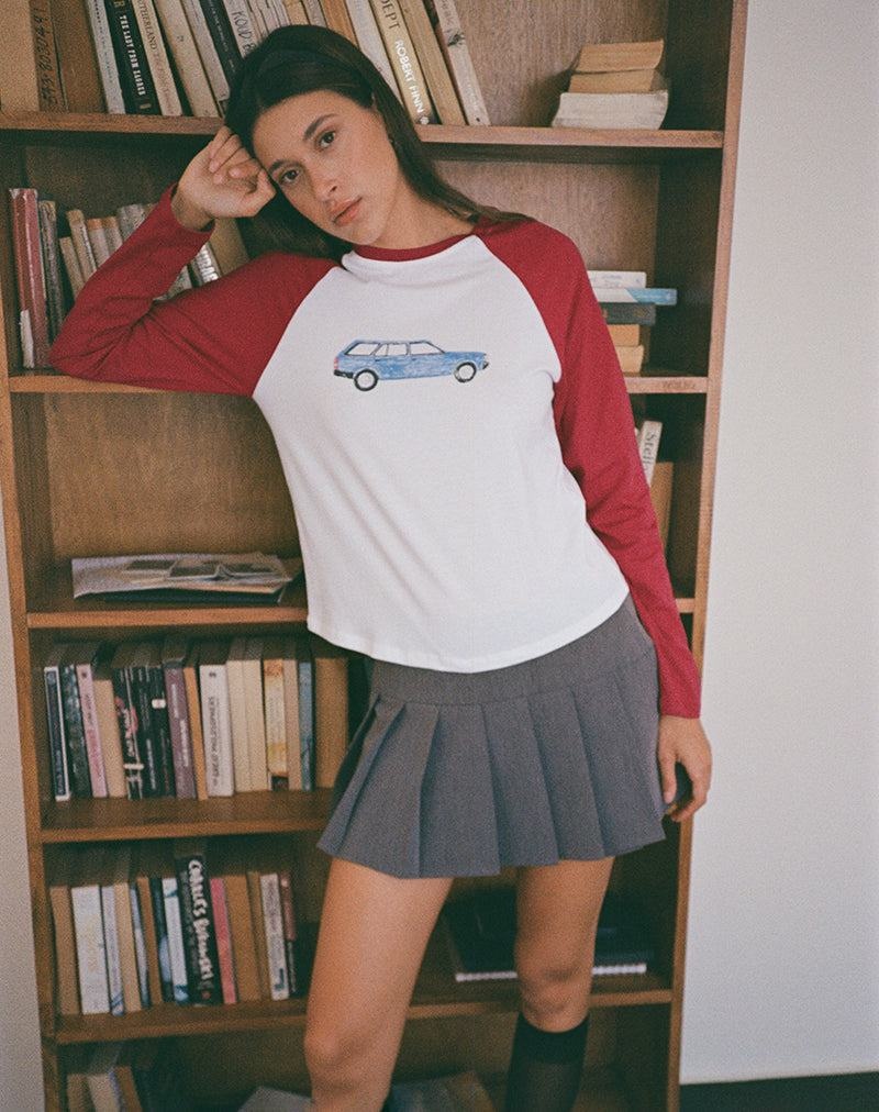 Women's Motel Rocks Kyiato T Shirts Red White | FBW7768NL