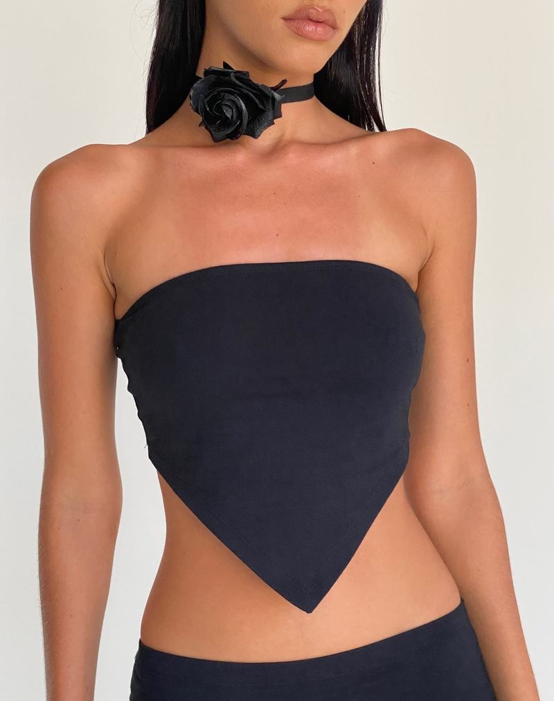 Women's Motel Rocks Ladshe Bandeau Black | DTG6024PX