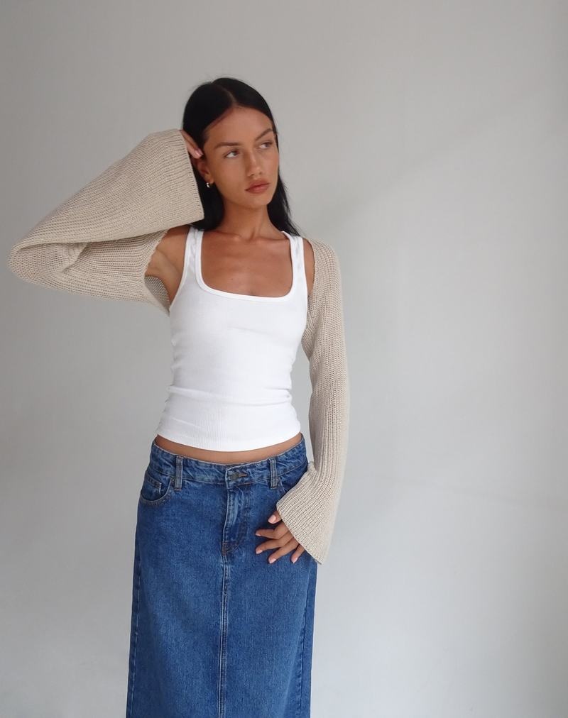 Women's Motel Rocks Nobila Shrug Jumpers Beige | ITE8777ES