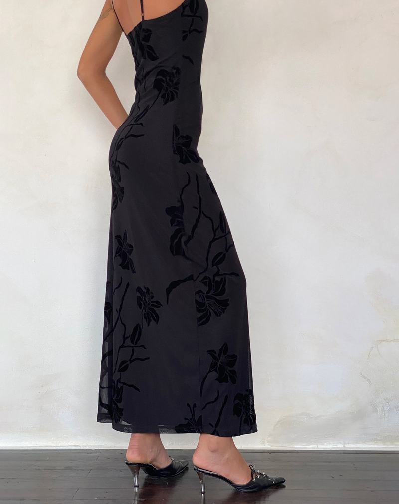 Women's Motel Rocks Nodu Maxi Dress Black | JDQ459BW