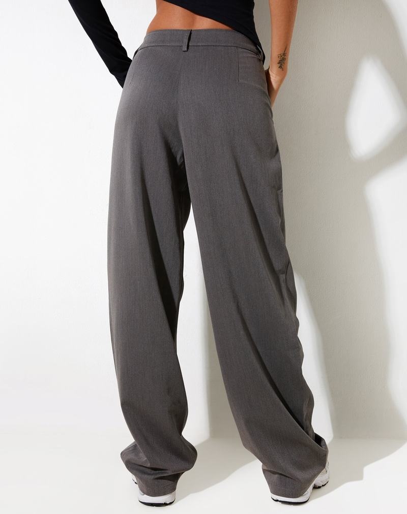 Women's Motel Rocks Sakaria Wide Leg Trousers Grey | ENK7031GV