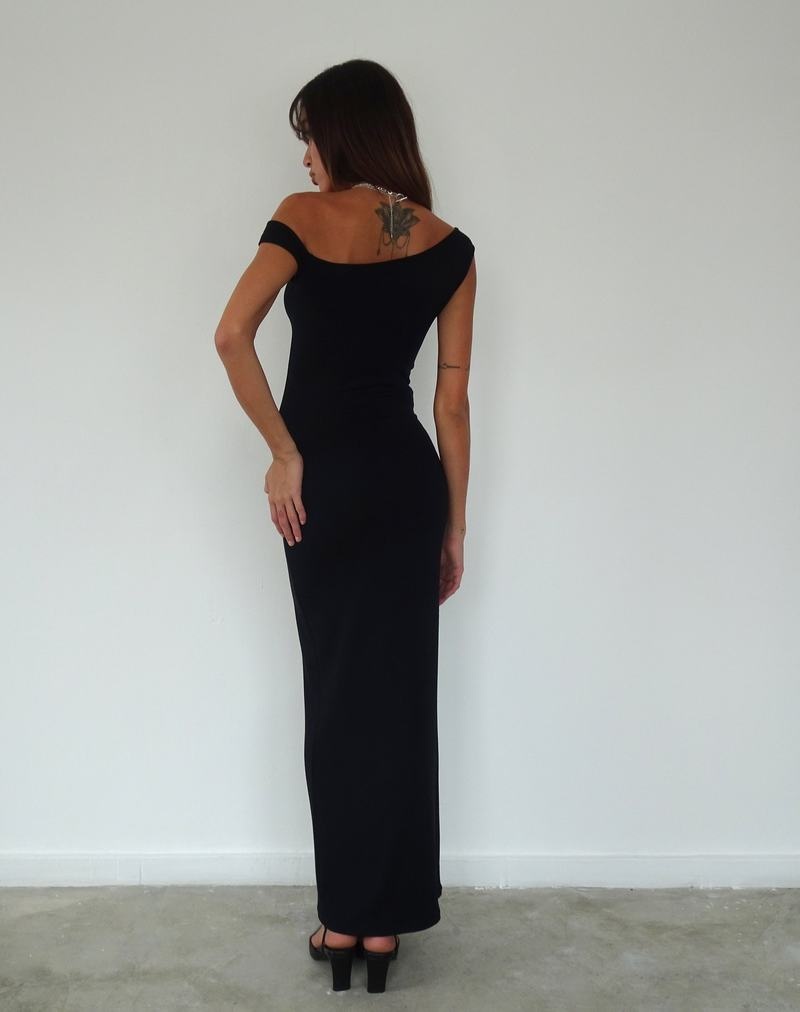 Women's Motel Rocks Tehyun Maxi Dress Black | FFZ3776VU