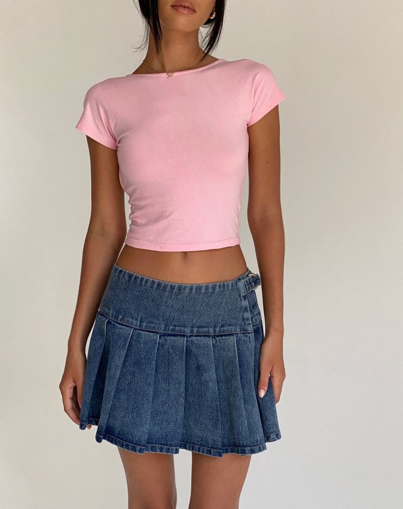 Women's Motel Rocks Xiwang Cropped Tops Pink | MII9259KJ